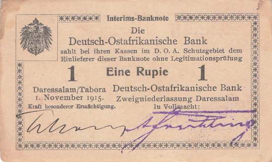 1 Rupie 1915 R Drewsen